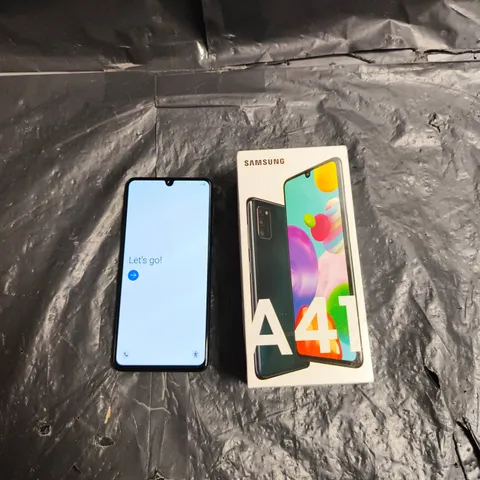 SAMSUNG GALAXY A41 SMARTPHONE – BLACK SMARTPHONE (BOXED)