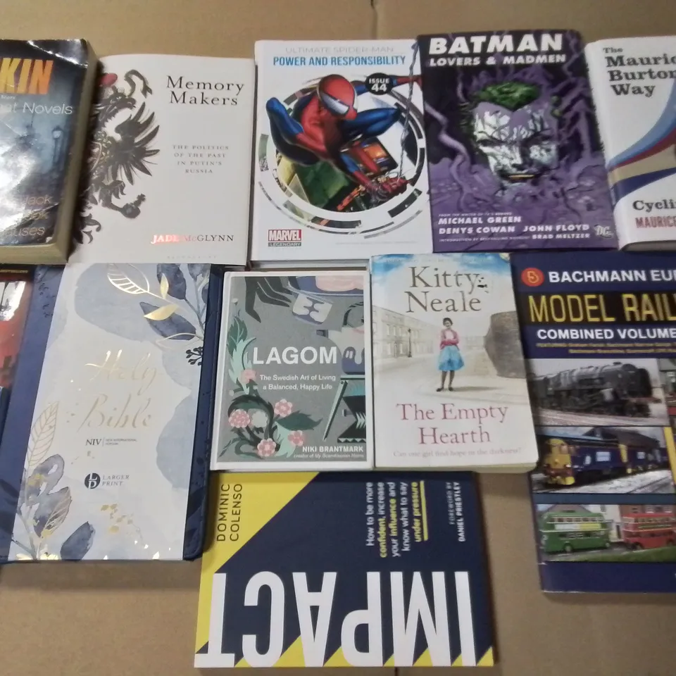 LARGE QUANTITY OF ASSORTED BOOKS TO INCLUDE FREUD THE INTERPRETATION OF DREAMS,WORLD MYTHOLOGY AND THE WORLD ACCORDING TO DIOR