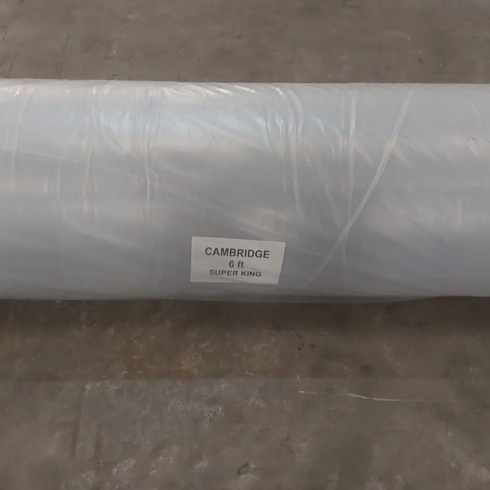 BRAND NEW BAGGED AND ROLLED CAMBRIDGE MATTRESS - 6FT SUPER KING