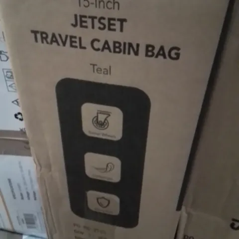 BOXED LUGG 15INCH TRAVEL CABIN BAG TEAL