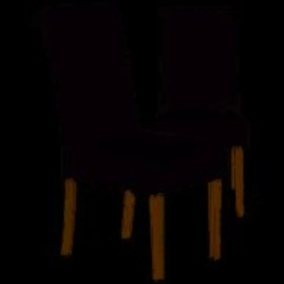 PAIR OF FABRIC SCROLL BACK DINING CHAIRS - GREY/OAK EFFECT (COLLECTION ONLY) RRP £259