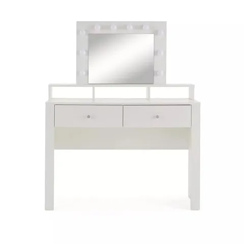 SKYE DRESSING TABLE WITH LIT MIRROR - WHITE