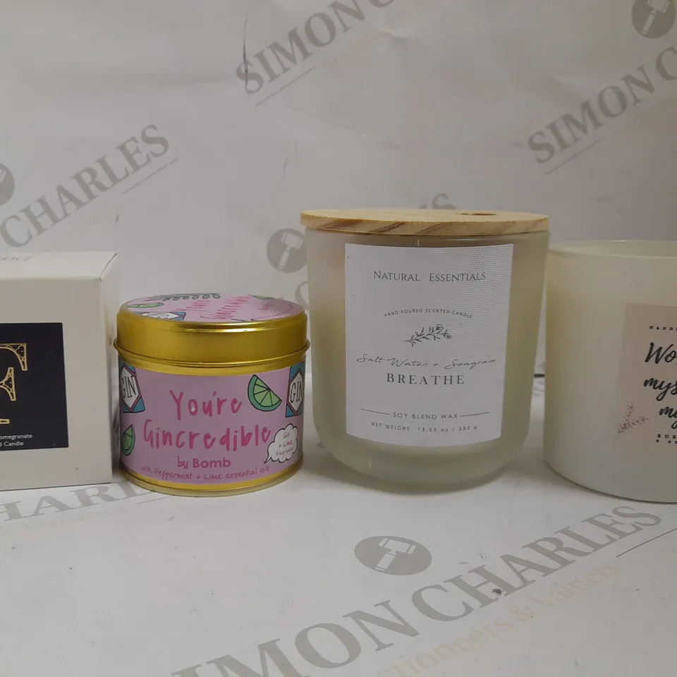 BOX OF APPROX 15 CANDLES IN ASSORTED SCENTS	