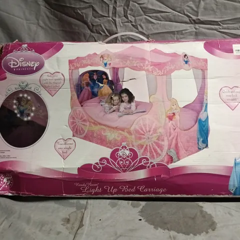 DISNEY PRINCESS LIGHT UP BED CARRIAGE