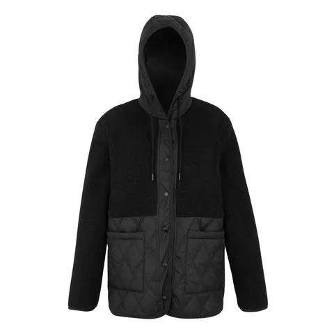 BRAND NEW REGATTA WOMEN'S MIKAYLA QUILTED JACKET IN BLACK SIZE 14