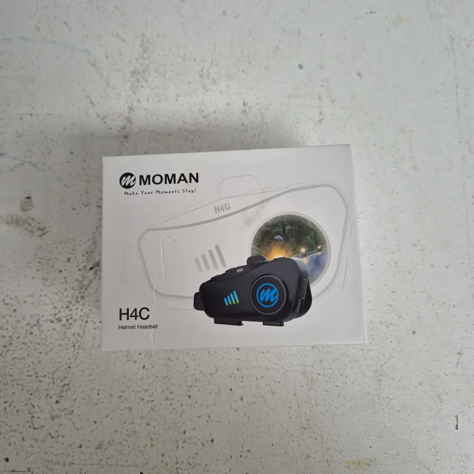 MOMAN H4C HELMET HEADSET – BOXED WITH 1080P RECORDER