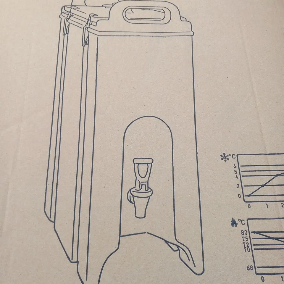 BOXED AMER BOX INSULATED BEVERAGE SERVER 45L 