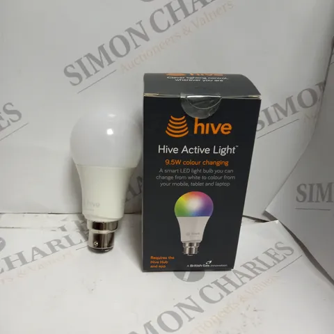 BOXED HIVE ACTIVE LIGHT COLOUR CHANGING LIGHT BULB