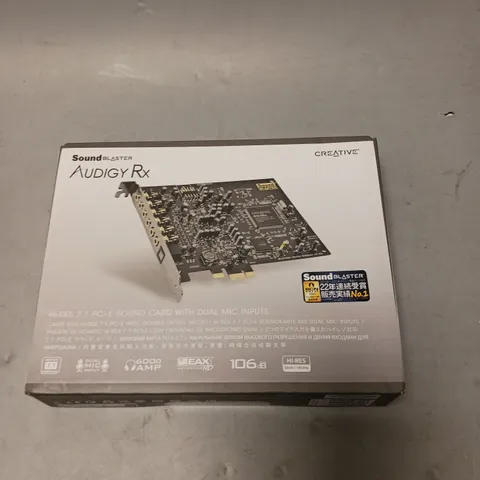 BOXED AND SEALED SOUNDBLASTER AUDIGY RX