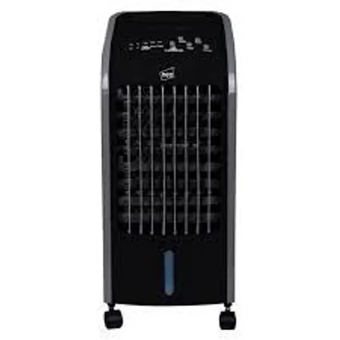 BOXED NEO 4 LITRE 80W OSCILLATING PORTABLE EVAPORATIVE COOLER FAN WITH REMOTE - BLACK (1 BOX)