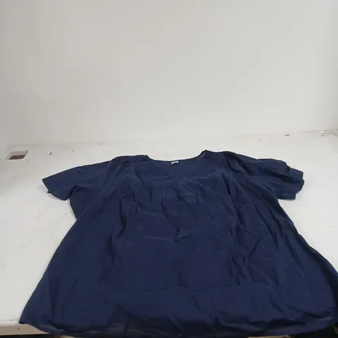 COTTON BLOUSE NAVY SIZE 28