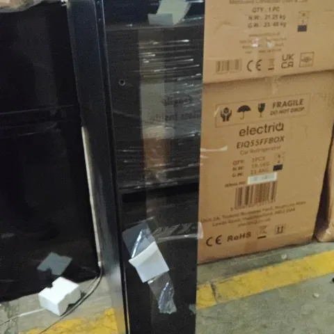 ELECTRIQ 7 BOTTLE FREESTANDING UNDER COUNTER WINE COOLER - BLACK
