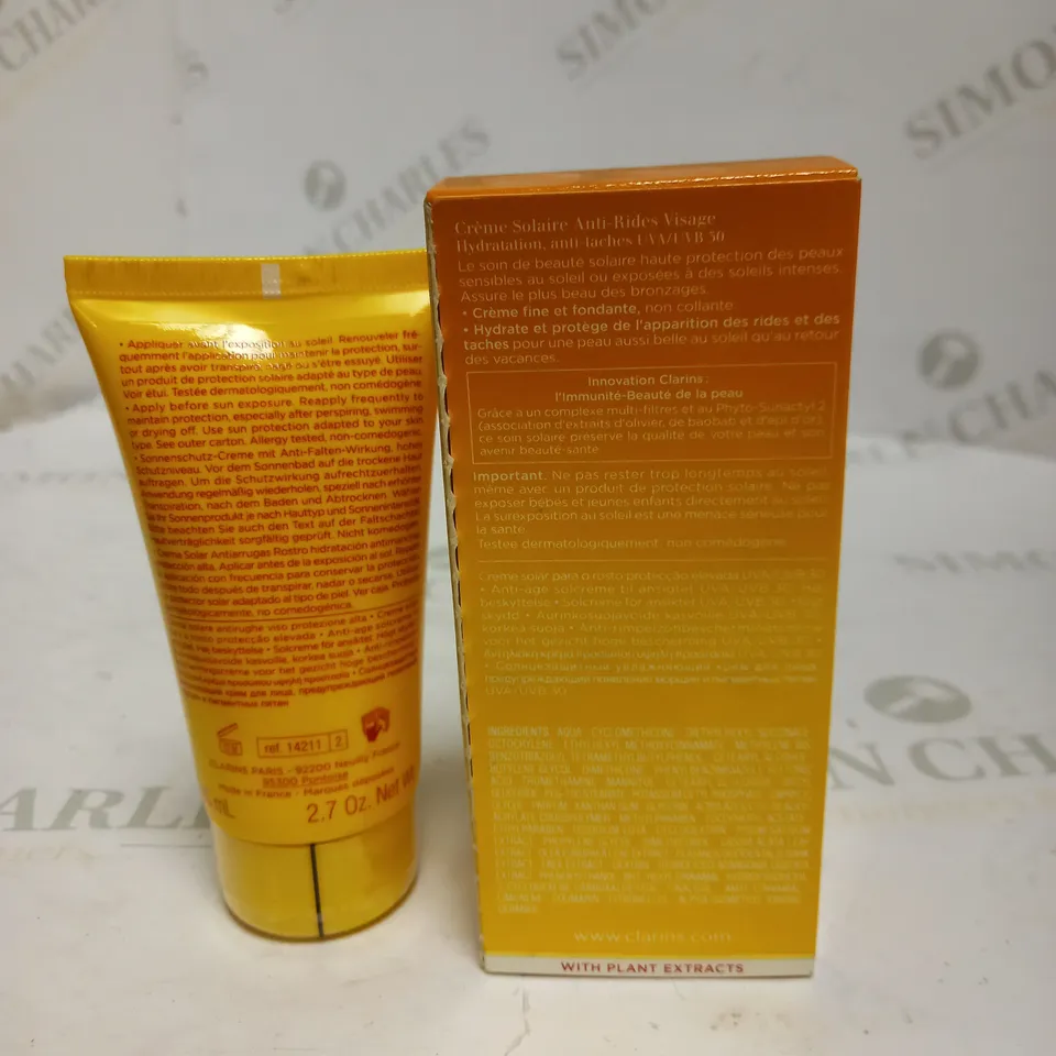 CLARINS SUN WRINKLE CONTROL CREAM FOR FACE 