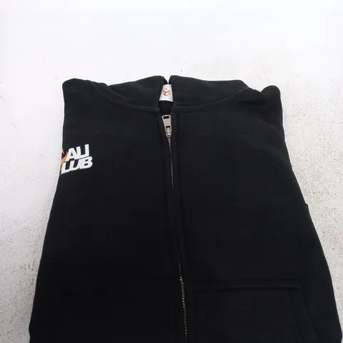 CALI CLUB BLACK HOODIE SIZE S 