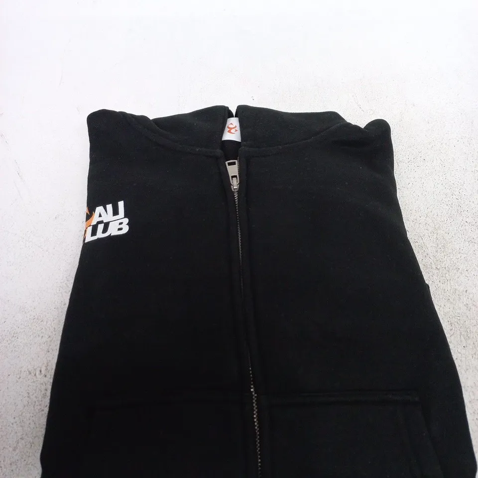CALI CLUB BLACK HOODIE SIZE S 