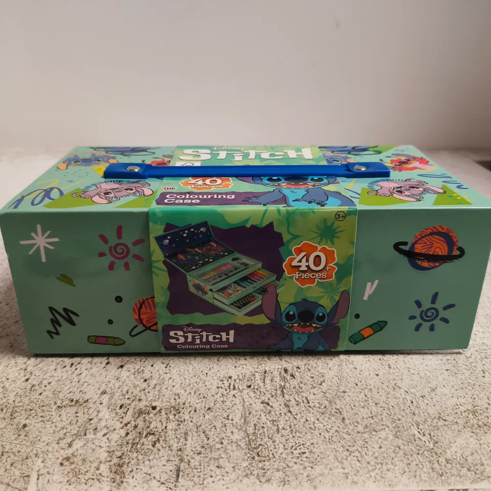 DISNEY STITCH COLOURING CASE – 40 PIECES