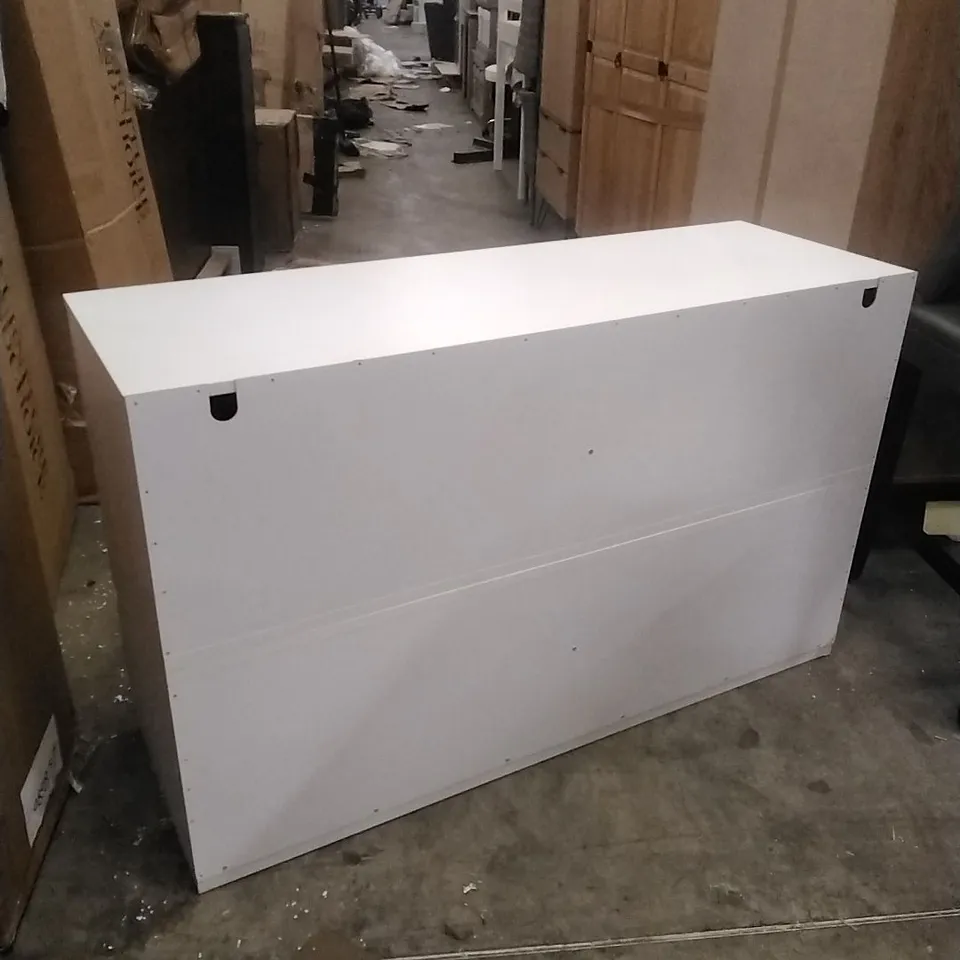 OSLO 6 DRAWER HIGH GLOSS CHEST/BEDROOM HOME STORAGE UNIT - WHITE 