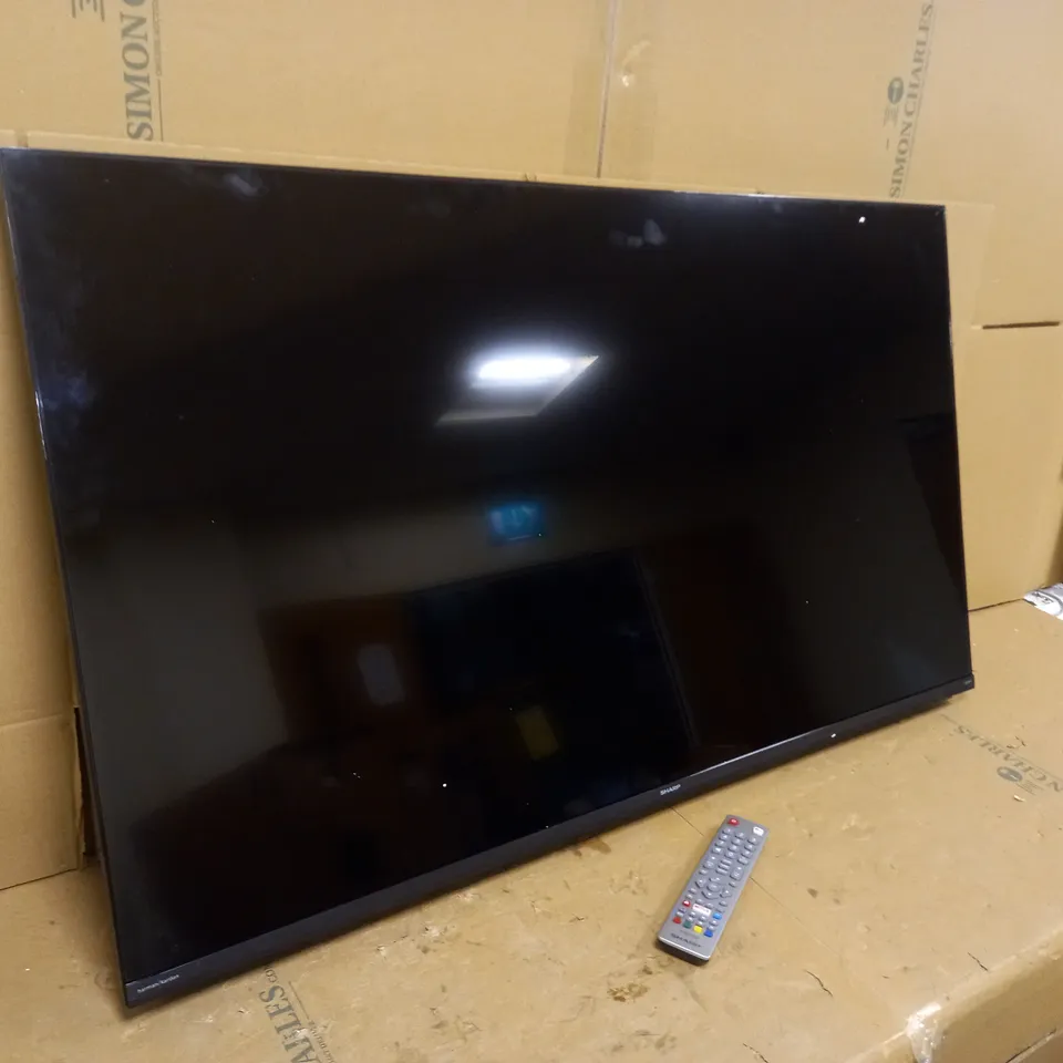 SHARP 4T-C50DJ3KH2FB 50-INCH 4K UHD HDR FRAMELESS SMART TV