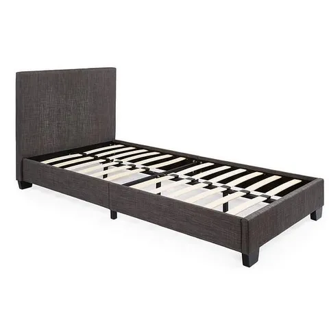 BOXED RILEY FABRIC SINGLE BED FRAME - COLLECTION ONLY