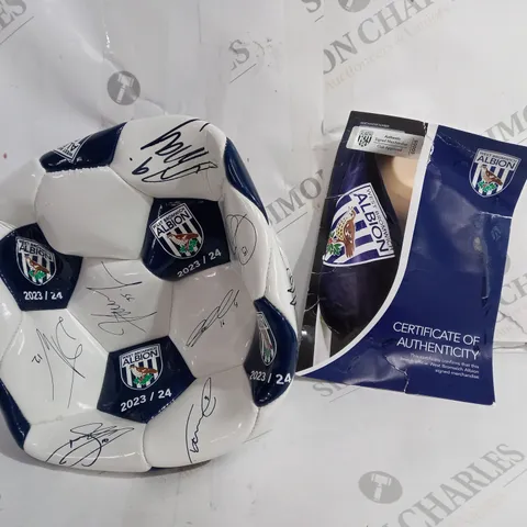 WEST BROM ALBION SIGNED FOOTBALL