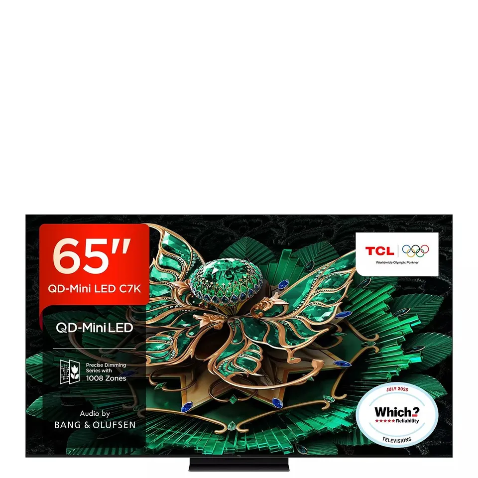TCL 65C7K UK  65 INCH QD-MINI LED 4K ULTRA HD HDR SMART TV