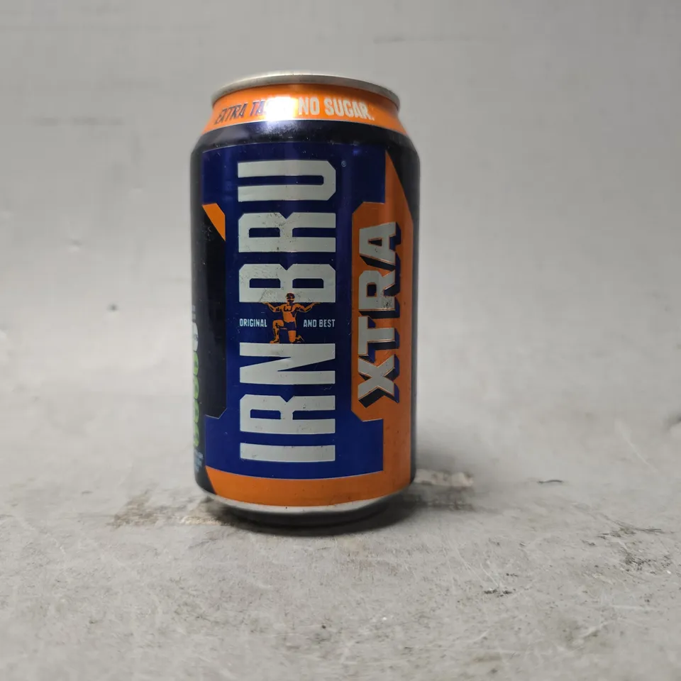 TOTE OF APPROXIMATELY 9 IRN BRU XTRA CANS