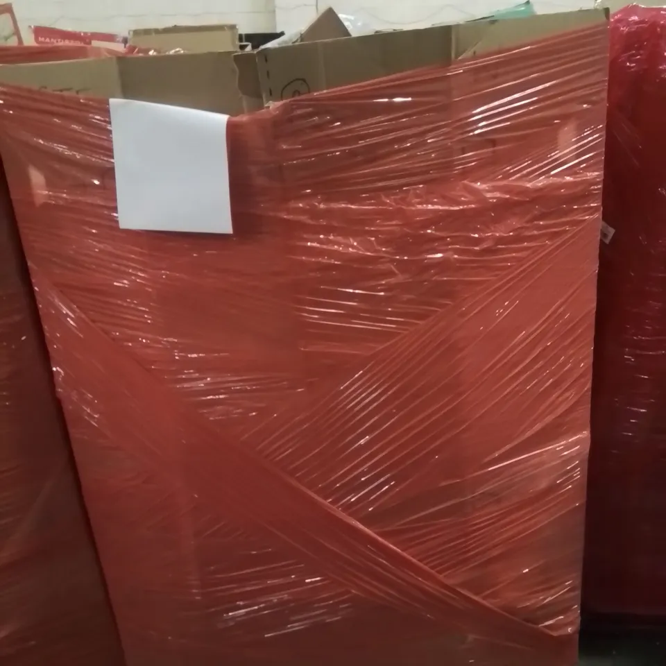 PALLET CONTAINING VARIOUS ASSORTED ITEMS TO INCLUDE: LARGE AMOUNT OF COLOURED CREPE PAPER, RING BINDER FOLDERS ETC.