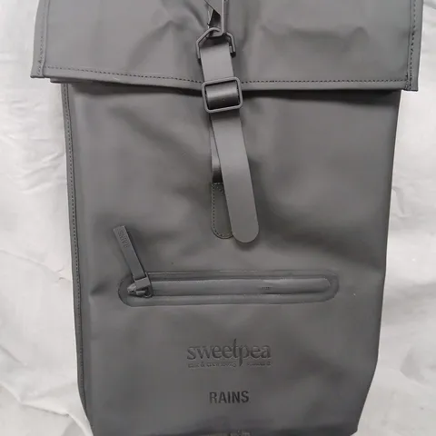 RAINS ROLLTOP RUCKSACK W3 – BLACK – ONE SIZE