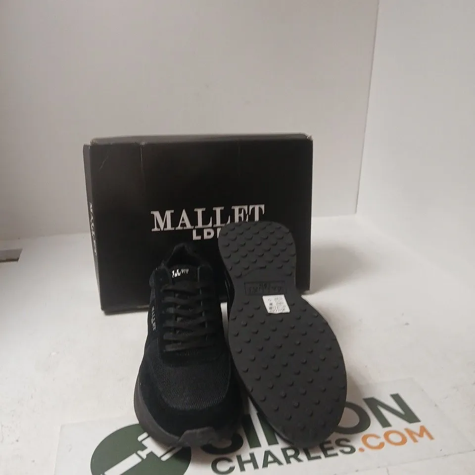 MALLET LDN SOHO 2.0 SNEAKERS – BLACK, UK8 (EU42 / USA9)