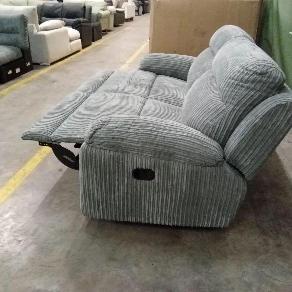 BARON FABRIC 3 SEATER MANUAL RECLINER SOFA RRP £899