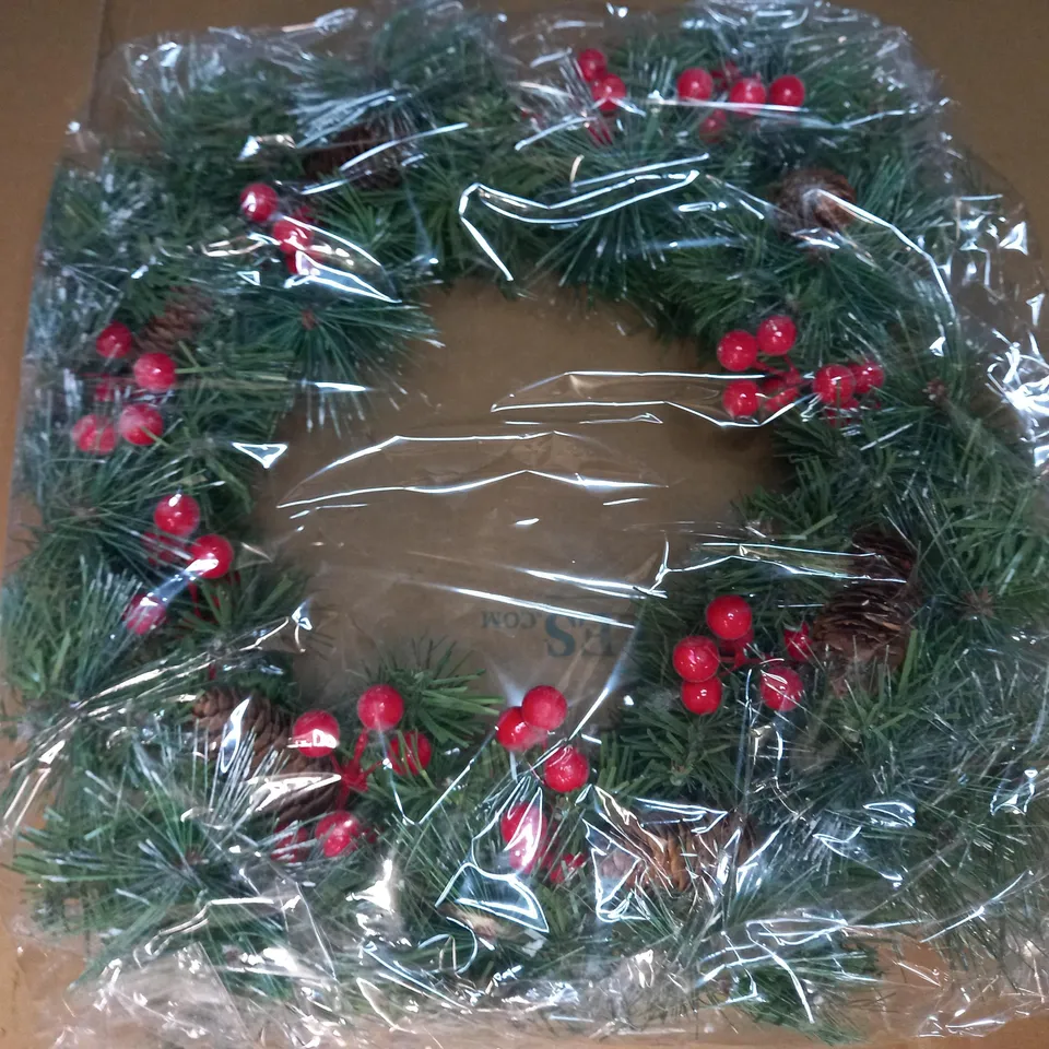 DESIGNER STYLE DECORATIVE FESTIVE WREATH