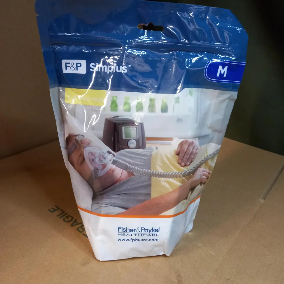PACKAGED F&P SIMPLUS FULL FACE MASK - MEDIUM