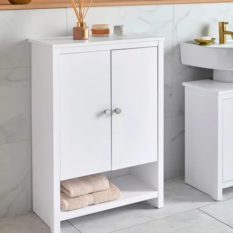 BRAMFORD LOW BATHROOM  CABINET - WHITE