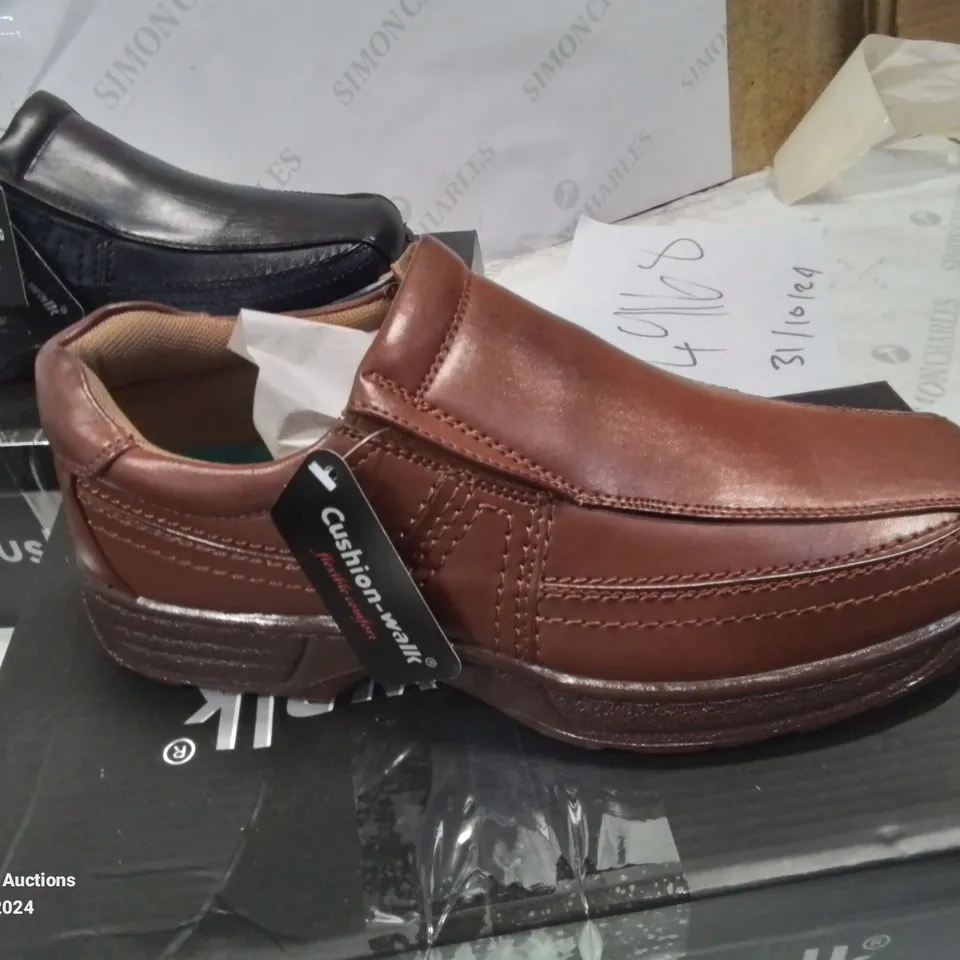 SELECTION OF BOXED CUSHION-WALK LEATHER SHOES, (STYLES, COLOURS AND SIZES VARY)