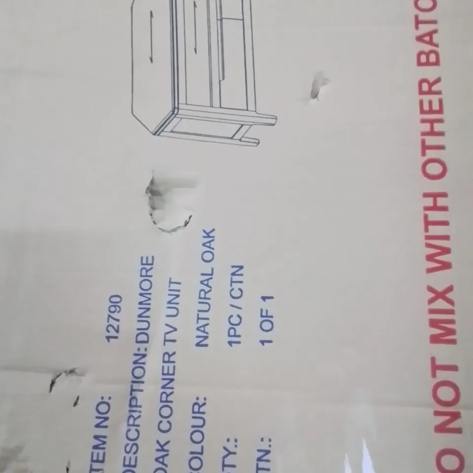 BOXED REMI TV STAND FOR TVS UP TO 43"