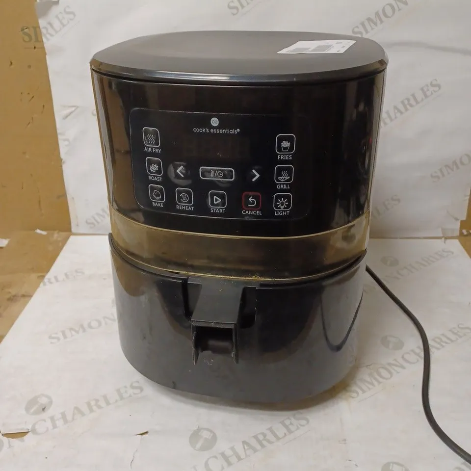 COOK'S ESSENTIALS 4.0L AIR FRYER - BLACK
