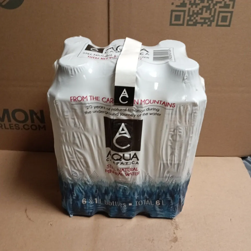 AQUA CARPATICA STILL NATURAL MINERAL WATER – 6 X 1L BOTTLES (6L TOTAL)