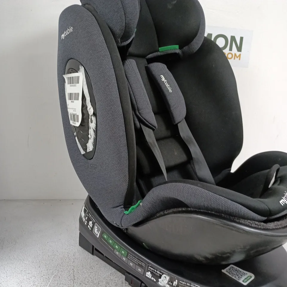 MYBABIE I-SIZE SPIN CAR SEAT MBCS200 – BLACK