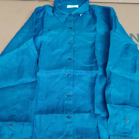 UNIQLO BLUE LINEN SHIRT – SIZE S