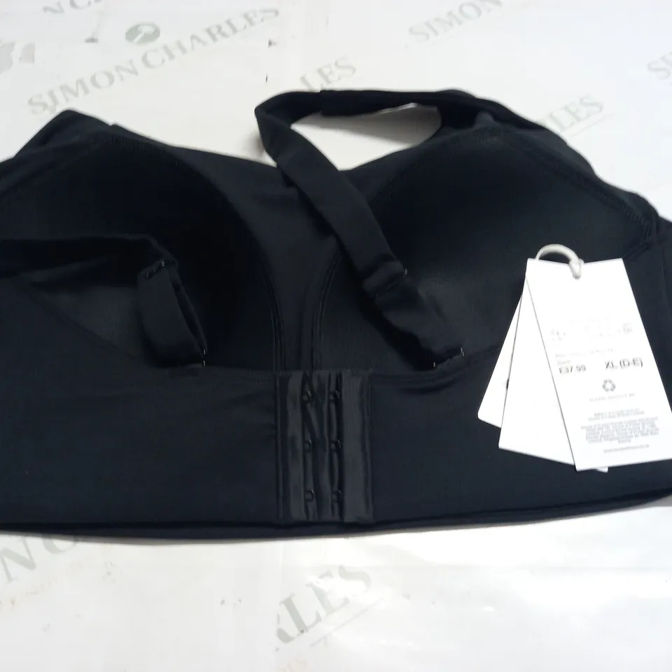 BIBA ACTIVE HSUP BRA IN BLACK - XL (D-E)