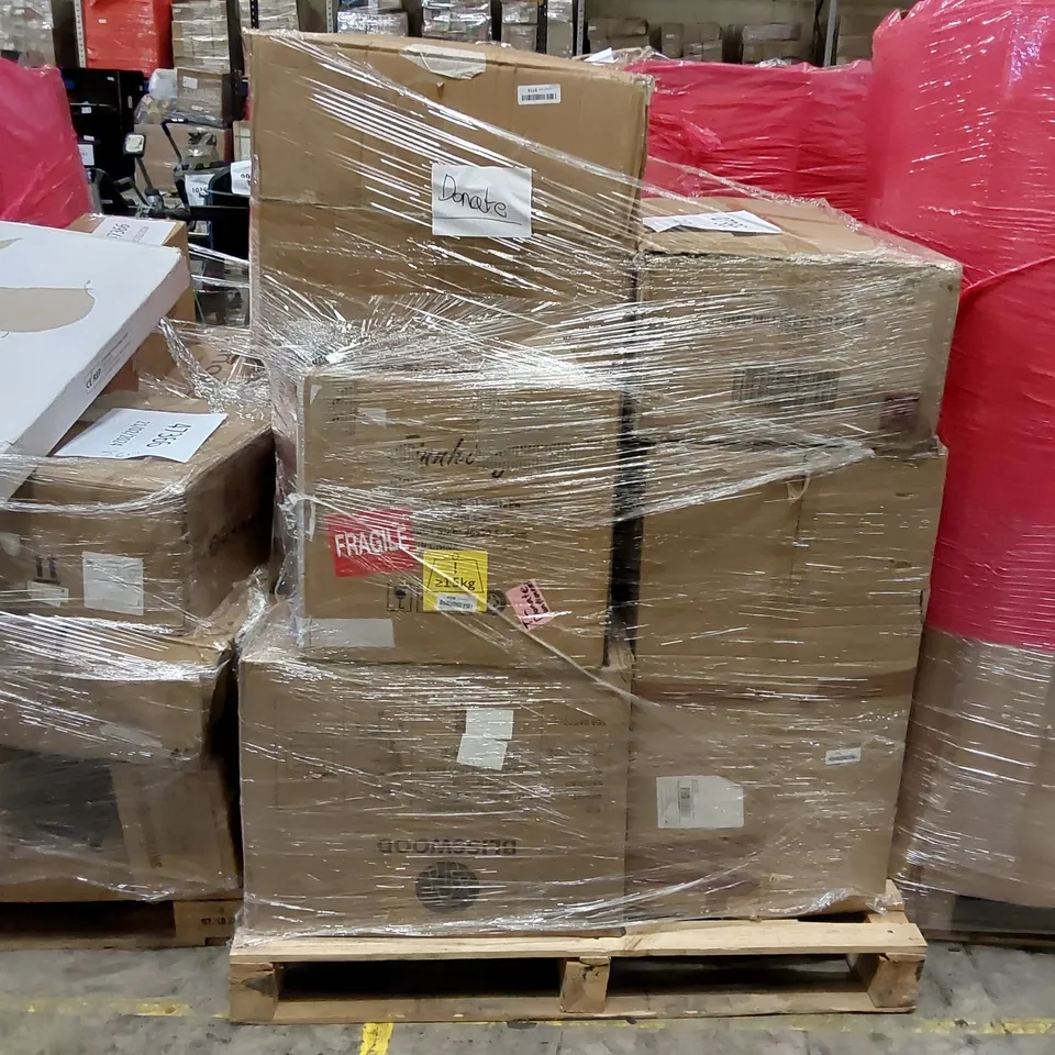 PALLET OF ASSORTED ITEMS INCLUDING: OFFICE CHAIR, DRESSING TABLE, DINING CHAIR