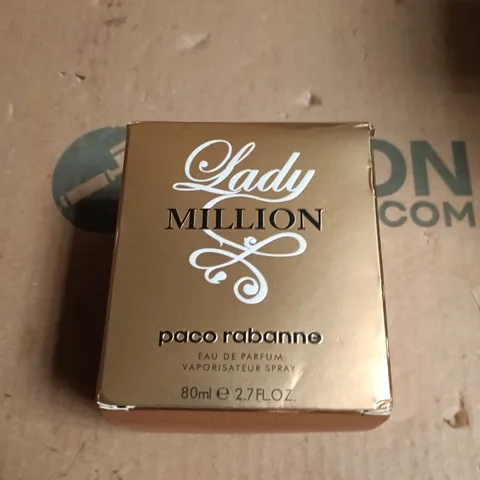 PACO RABANNE LADY MILLION EAU DE PARFUM 80ML – BOXED