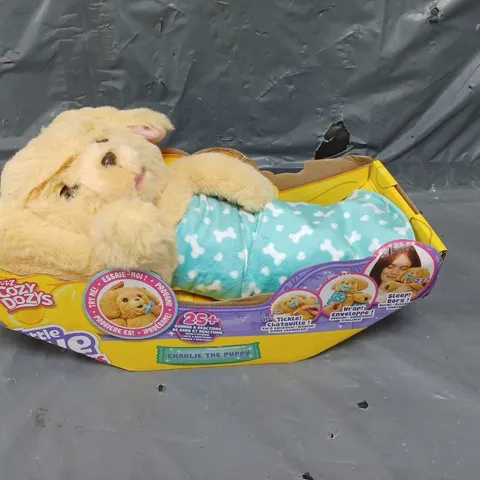 LIVE LITTLE PETS CHARLIE THE PUPPY COZY DOZYS