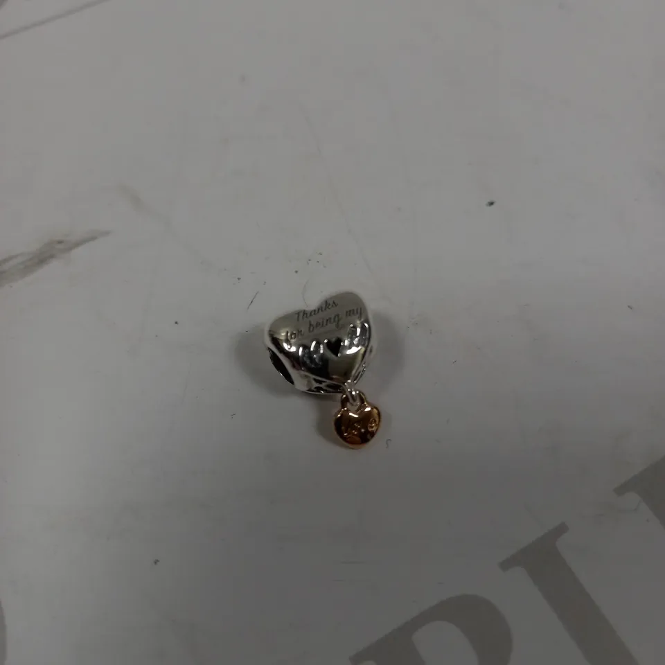 PANDORA ROSE LOVE YOU MUM HEART CHARM
