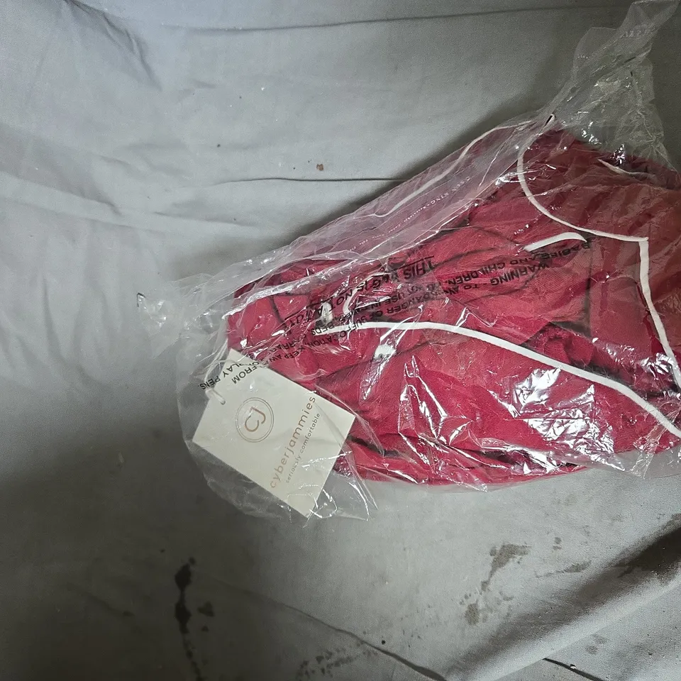 BOX OF APPROXIMATELY 25 ASSORTED CLOTHING ITEMS INCLUDING AUBADE BRA , AFTER EDEN BRA , PRIMA DONNA BRA AND CYBERJAMMIES REVERS KNIT TOP