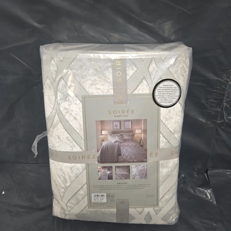 SOIREE SLEEP CHIC BELFORT QUILT COVER - KING 