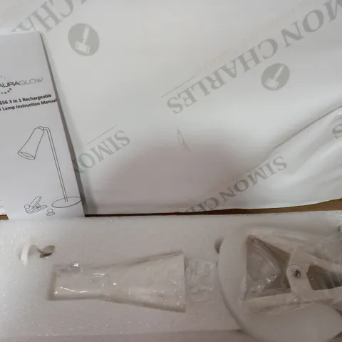 AURAGLOW SET (X2) OF 3-IN-1 MAGNETIC DESK LIGHTS - WHITE