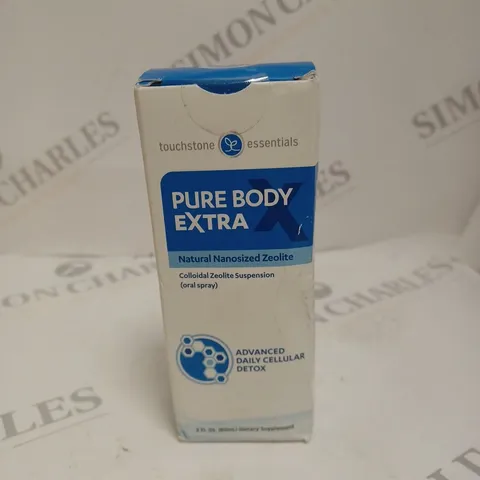 BOXED SEALED TOUCHSTONE ESSENTIALS PURE BODY EXTRA ORAL DIETARY SUPPLEMENT - 60ML