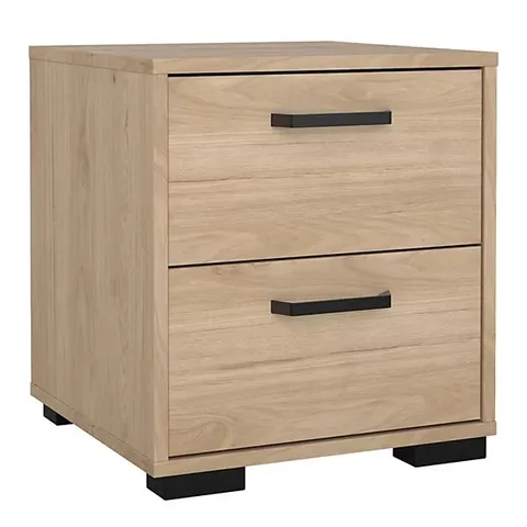 BOXED SOFIA NIGHTSTAND 2 DRAWERS JACKSON HICKORY