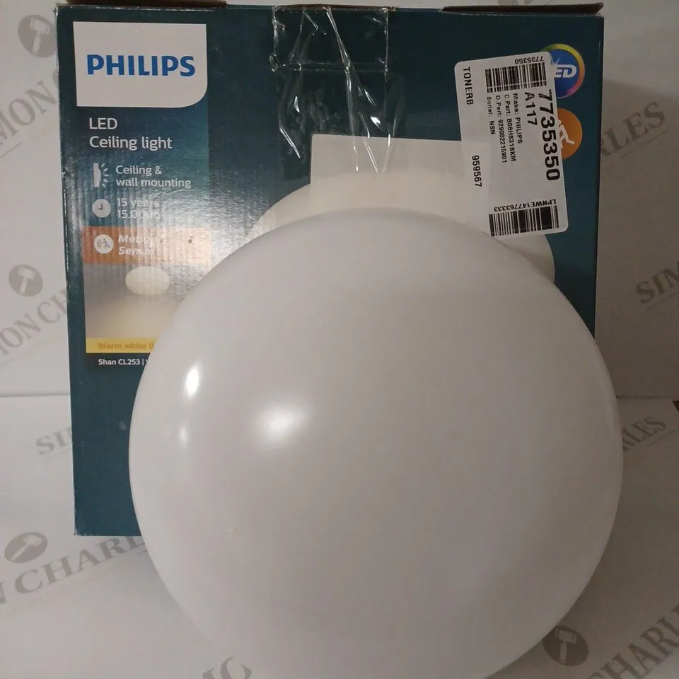 PHILIPS LED SHAN CEILING LIGHT 27K 12W, WARM WHITE